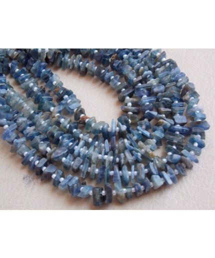 Natural Blue Kyanite Rough Beads,Anklets,Uncut,Nuggets,Chip 12Inchs Strand 10X5To6X5MM Approx,Wholesale Price,New Arrival RB7 | Save 33% - Rajasthan Living 3