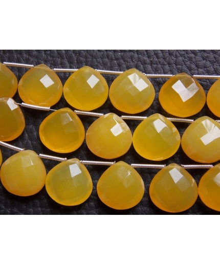 14X14MM,Yellow Chalcedony Faceted Hearts,Teardrop,Drop,Loose Bead,For Jewelry,Handmade Stone,Wholesale Price,New Arrival PME-CY2 | Save 33% - Rajasthan Living 3