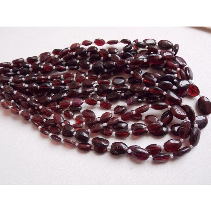 Natural Garnet Smooth Oval Shape Tumble,Nugget,Irregular Shape Bead 12X8 To 7X5 MM Wholesale Price New Arrival 100%Natural 14Inch Strand | Save 33% - Rajasthan Living 9