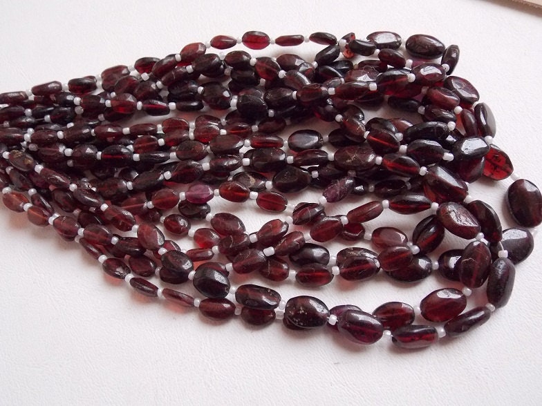 Natural Garnet Smooth Oval Shape Tumble,Nugget,Irregular Shape Bead 12X8 To 7X5 MM Wholesale Price New Arrival 100%Natural 14Inch Strand | Save 33% - Rajasthan Living 16