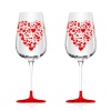 iHandikart Valentine Wine Glasses (Set of 2 Glass) for Gift Anniversary | Date Night |Besties |BFF| Bridesmaids | Weddings | Parties. 30008 | Save 33% - Rajasthan Living 9