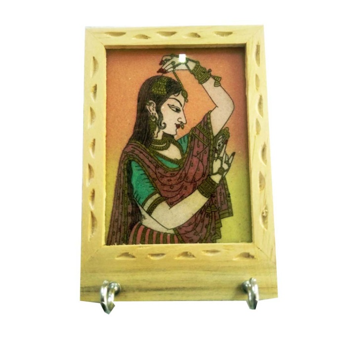 iHandikart Gemstone Painting Wooden Key Holder (Set of 5) | Save 33% - Rajasthan Living 5
