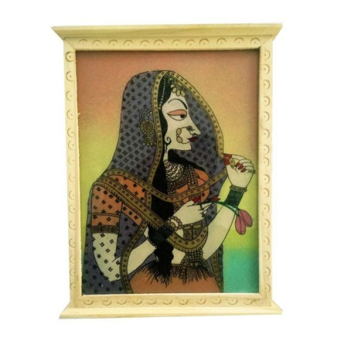 iHandikart Gemstone Painting Wooden Key Holder Box | Save 33% - Rajasthan Living 6
