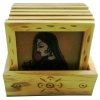 iHandikart Gemstone Painting Square Tea Coaster Set | Save 33% - Rajasthan Living 8