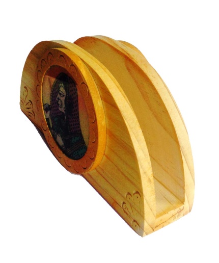 iHandikart Home Decor Gemstone Wooden Napkin Rack Holder Table Tissue Paper Holder | Save 33% - Rajasthan Living 5