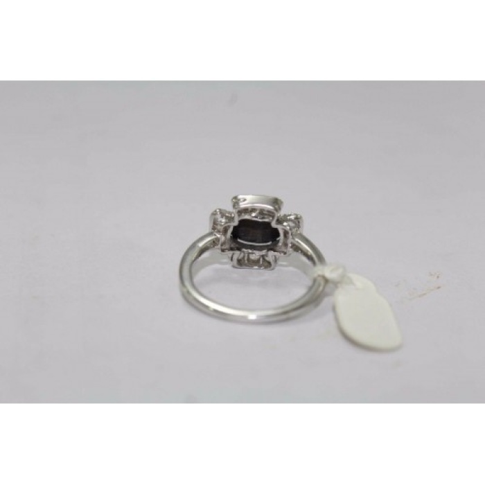 Handmade 925 Sterling Silver Ring Real Black Star Gemstone & Zircons | Save 33% - Rajasthan Living 8