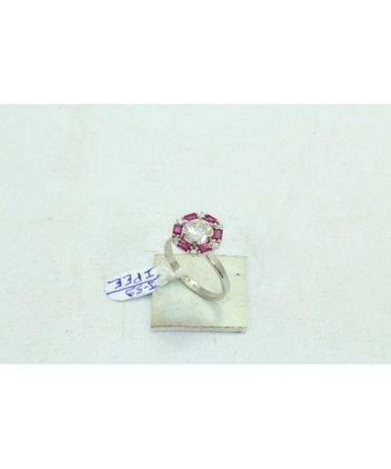 925 Sterling Women’s Silver Ring Ruby Gemstones Zircon | Save 33% - Rajasthan Living