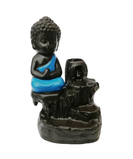 Polyresin Blue Buddha Smoke Fountain | Save 33% - Rajasthan Living