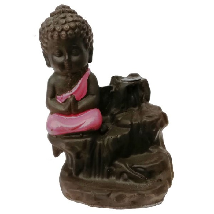 Polyresin Pink Buddha Smoke Fountain | Save 33% - Rajasthan Living 7