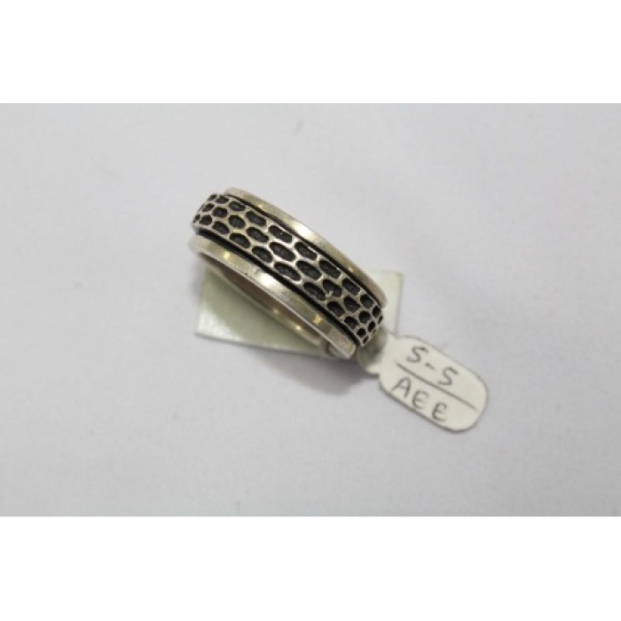 925 Sterling Silver Ring, Band Style Rotating Band Ring | Save 33% - Rajasthan Living 5