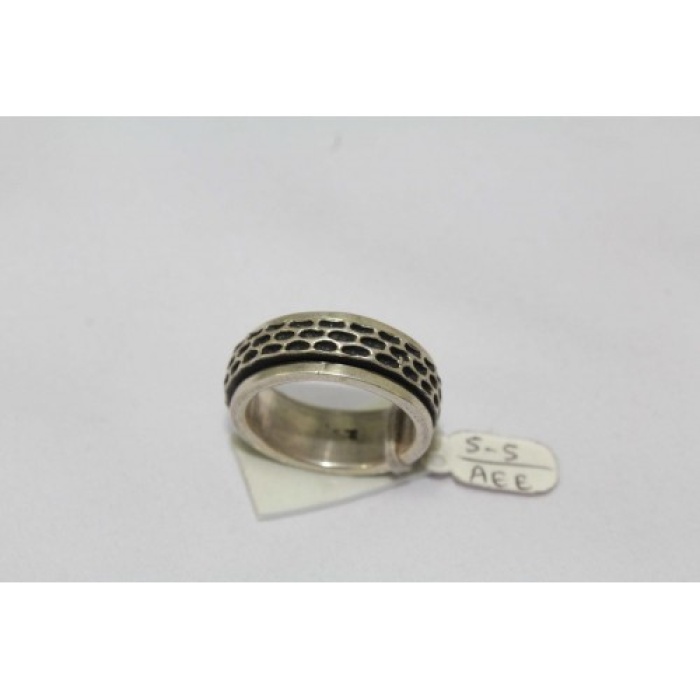 925 Sterling Silver Ring, Band Style Rotating Band Ring | Save 33% - Rajasthan Living 6