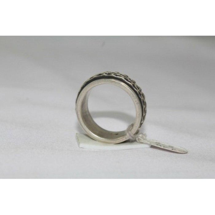 925 Sterling Silver Ring, Band Style Rotating Band Ring | Save 33% - Rajasthan Living 9