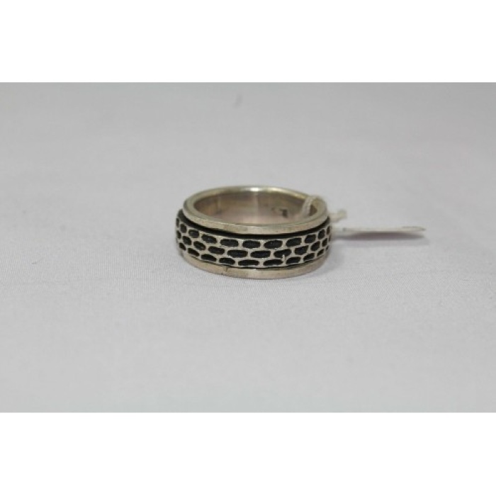 925 Sterling Silver Ring, Band Style Rotating Band Ring | Save 33% - Rajasthan Living 10