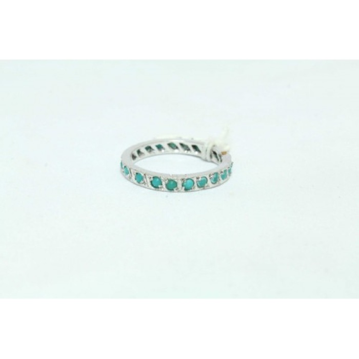 925 Sterling Silver Women’s Band Ring Natural Turquoiae Stone | Save 33% - Rajasthan Living 10