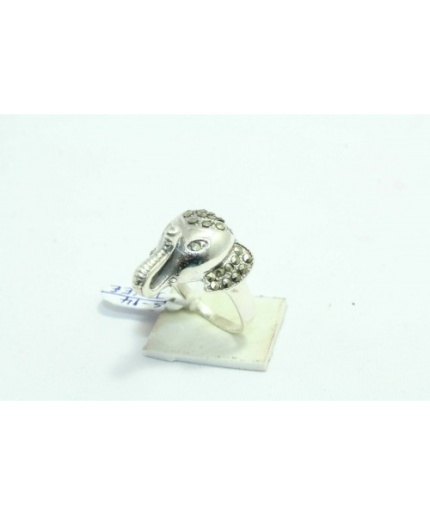 925 Sterling Silver Women’s Ring With Marcasites Stone Elephant Face | Save 33% - Rajasthan Living 7