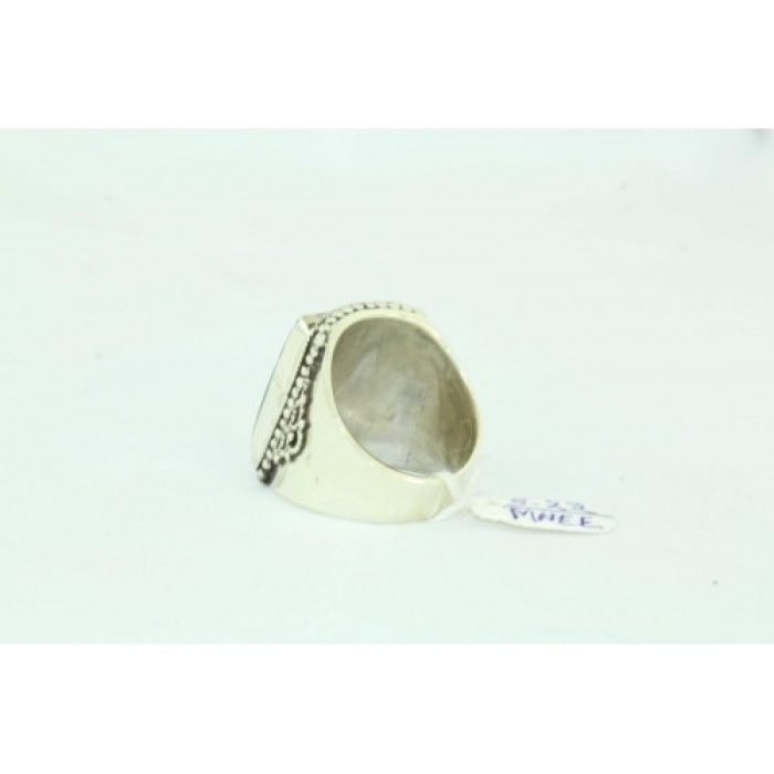 925 Sterling Silver Unisex Turquoise Stone Oxidised Polish | Save 33% - Rajasthan Living 10