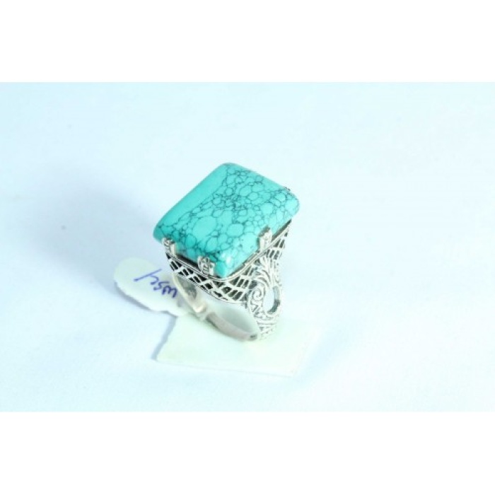 925 Sterling Silver Turquoise Stone  Oxidised Polish | Save 33% - Rajasthan Living 6