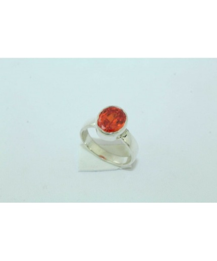 925 Sterling Silver Orange Cubic Zirconia Zircon Stone | Save 33% - Rajasthan Living