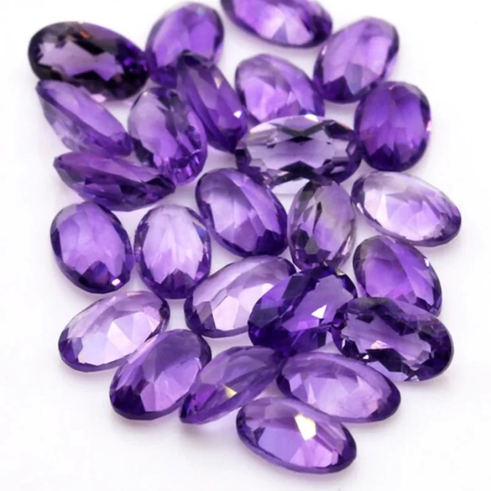 Natural African Amethyst – Calibrated – Oval Shape – Faceted Cut – Loose Gemstone | Save 33% - Rajasthan Living 5