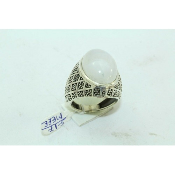 925 Sterling Silver Unisex Rainbow Stone Oxidised Polish | Save 33% - Rajasthan Living 7