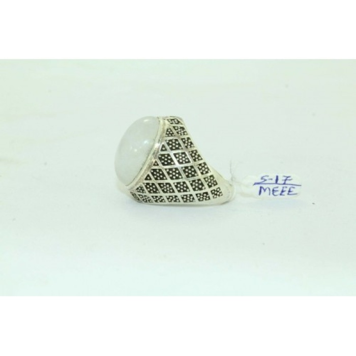 925 Sterling Silver Unisex Rainbow Stone Oxidised Polish | Save 33% - Rajasthan Living 9