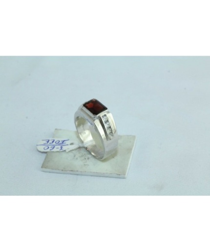 925 Sterling Silver Women’s Ring Natural Garnet And Zircon Stone | Save 33% - Rajasthan Living 3