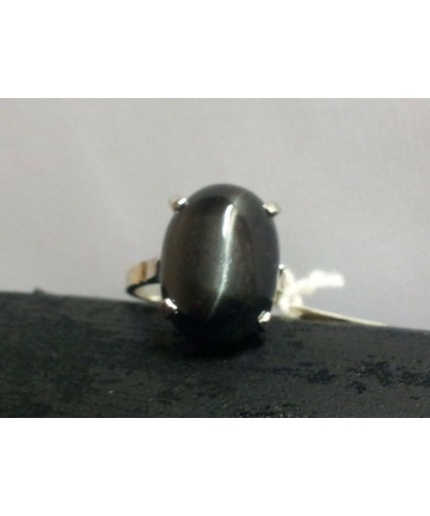 925 Sterling Silver, Real Black Star Gemstone Cabochon Women’s | Save 33% - Rajasthan Living