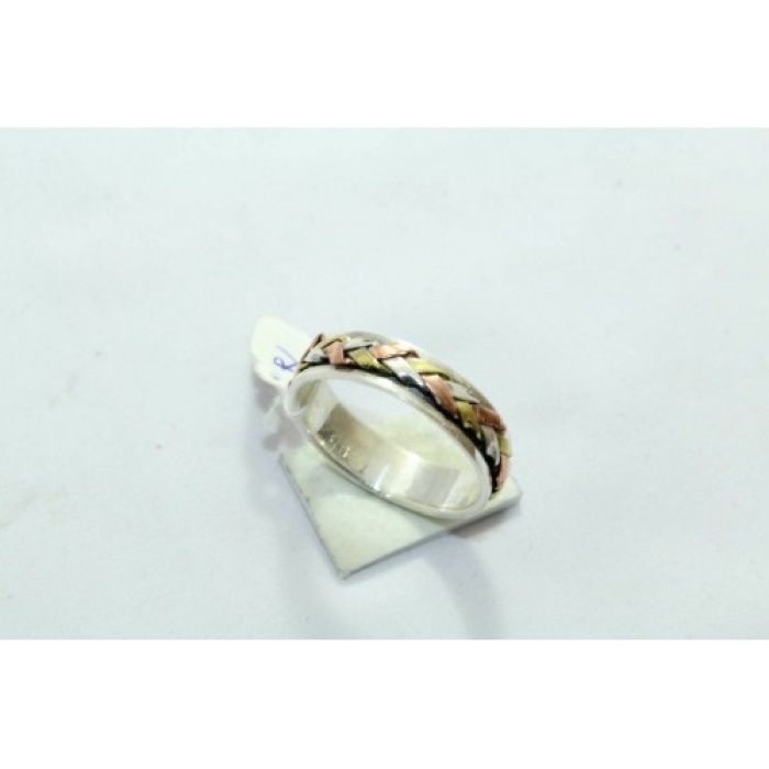 925 Sterling Silver Unisex Ring Rotating Band Oxidised Polish | Save 33% - Rajasthan Living 5