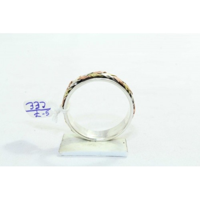 925 Sterling Silver Unisex Ring Rotating Band Oxidised Polish | Save 33% - Rajasthan Living 7