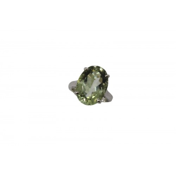 92.5 StampedSterling Silver Ring Natural Green Amethyst Stone | Save 33% - Rajasthan Living 5