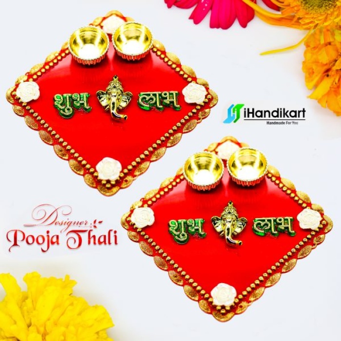 Rakhi Pooja Thali With Kumkum Cum Sindoor Bowl | Save 33% - Rajasthan Living 6
