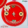 Rakhi Pooja Thali With Kumkum Cum Sindoor Bowl | Save 33% - Rajasthan Living 11