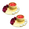 iHandikart Handmade Multicolor Decorative Handcrafted Candle Tea Light Holder with bellie | Save 33% - Rajasthan Living 9