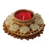 iHandikart Handmade Multicolor Decorative Handcrafted Candle Tea Light Holder with bellie | Save 33% - Rajasthan Living 11
