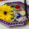 Handmade Multicolor Decorative Rakhi Pooja Thali By iHandikart Haldi-KumKum Tika Pooja Thali | Save 33% - Rajasthan Living 10