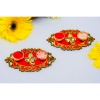 Handmade Multicolor Decorative Rakhi Pooja Thali By iHandikart Haldi-KumKum Tika Pooja Thali | Save 33% - Rajasthan Living 9