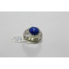 925 Hallmarked Sterling Silver Mens Ring Real Blue Lapis Gemstone & Zircons | Save 33% - Rajasthan Living 16