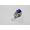 925 Hallmarked Sterling Silver Mens Ring Real Blue Lapis Gemstone & Zircons | Save 33% - Rajasthan Living 15