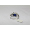 925 Hallmarked Sterling Silver Mens Ring Real Blue Lapis Gemstone & Zircons | Save 33% - Rajasthan Living 13