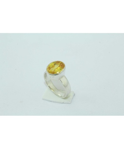 925 Sterling Silver Yellow Cubic Zirconia Zircon Stone | Save 33% - Rajasthan Living