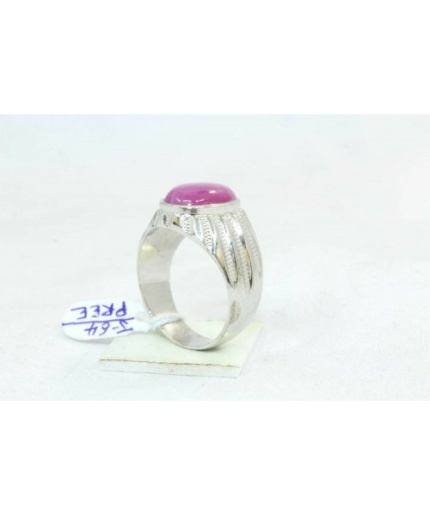 925 Sterling Silver Hallmarked Men’s Ring Red Synthetic Star | Save 33% - Rajasthan Living 3