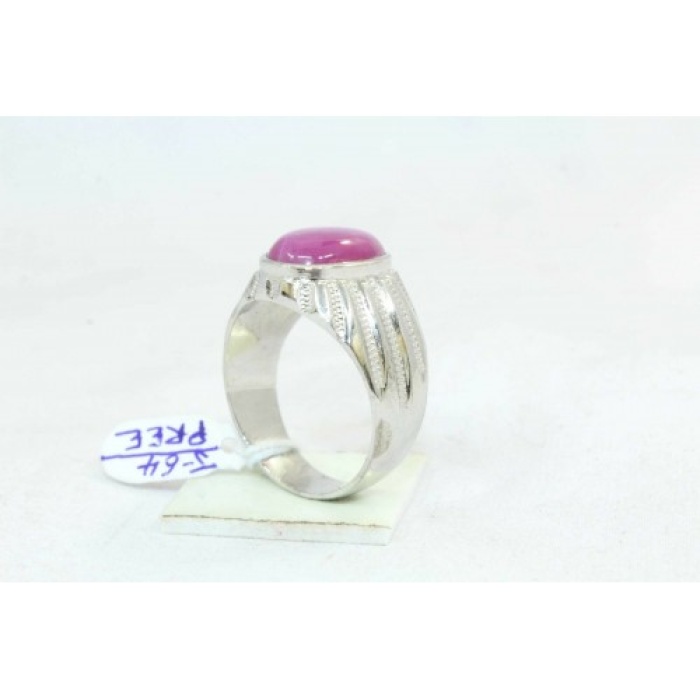 925 Sterling Silver Hallmarked Men’s Ring Red Synthetic Star | Save 33% - Rajasthan Living 6