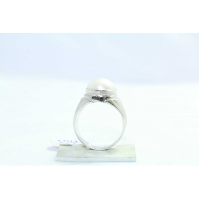 925 Hallmarked Sterling Silver Men’s Ring White Pearl | Save 33% - Rajasthan Living 11