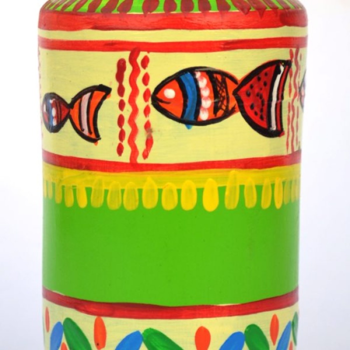 iHandikart  Terracotta Table Pots with Handpainted Warli Painting , Madhubani Painting | Save 33% - Rajasthan Living 7