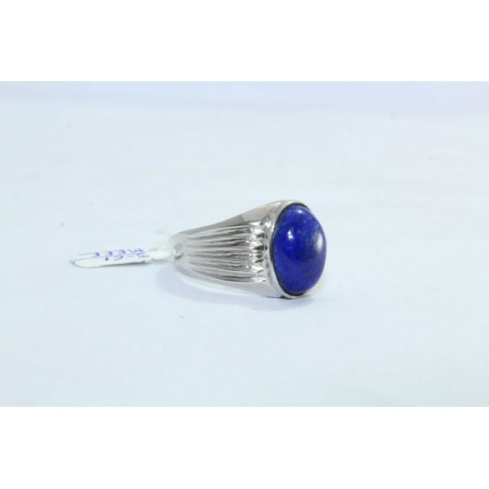 925 Hallmarked Sterling Silver Men’s Ring Blue Lapiz Lazuli | Save 33% - Rajasthan Living 10