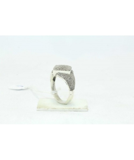 Handmade 925 Sterling Silver Unisex Ring Oxidized Polish Textured | Save 33% - Rajasthan Living 3