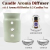 iHandikart  Aroma Ceramic Burner With Scanted/Aroma Oil 10ml Bottle, Fragrance-Sandalwood | Save 33% - Rajasthan Living 10