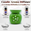 iHandikart  Aroma Ceramic Burner With Scanted/Aroma Oil 10ml Bottle, Fragrance-Levender, Jasmine | Save 33% - Rajasthan Living 10