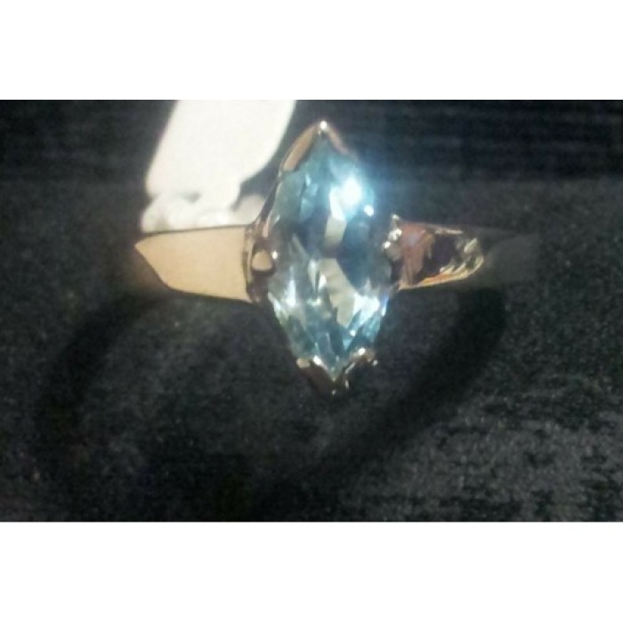 925 Sterling Silver Ring With Real Blue Topaz Gemstone | Save 33% - Rajasthan Living 6