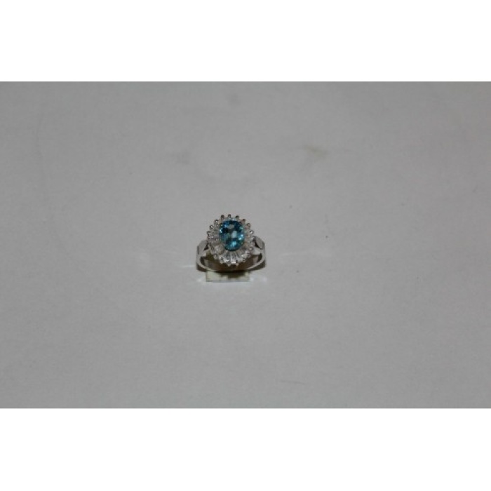 925 Sterling Silver Ring,Real Natural Blue Topaz Stone | Save 33% - Rajasthan Living 8